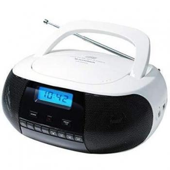 Sunstech CRUSM400. Radio CD portátil 2 W con sintonizador FM PLL