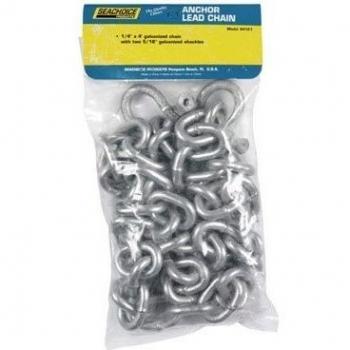 Seachoice 50-44121 Cadena Ancla Galvanizada con Grillete, 6 mm x 1,2M