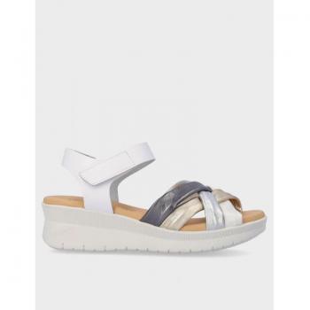 Sandalias Pitillos para mujer 5540 color blanco/plata