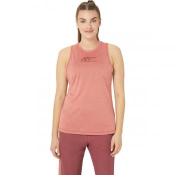 Camiseta de mujer Tiger Asics - Rojo