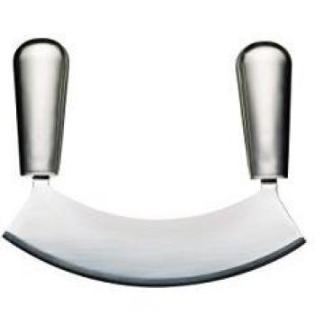 MasterClass Stainless Steel Mezzaluna Chopper, 18 cm (7)