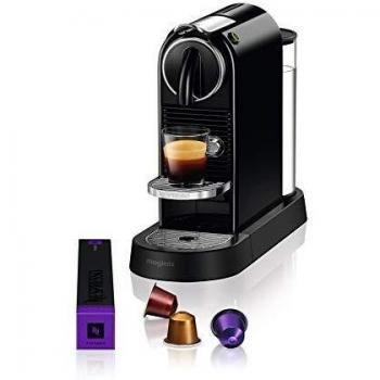 Cafetera Nespresso Magimix CitiZ 1L Negra, 19 Bar, 1260W, con depósito de agua extraíble
