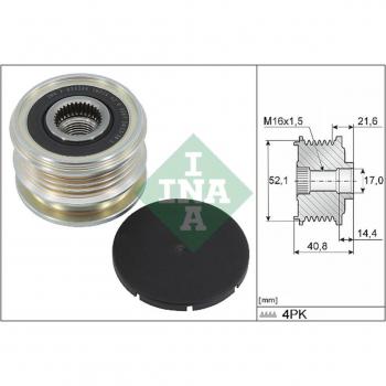 Rueda libre del generador y alternador INA 535 0345 10