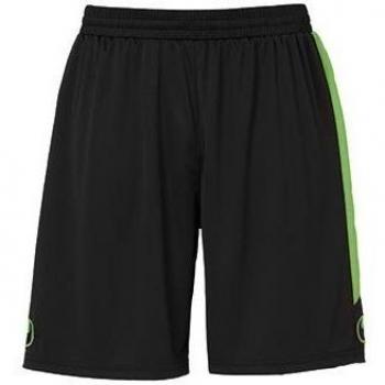 uhlsport LIGA - Pantalones cortos para hombre, color antracita/verde flash, talla XXL