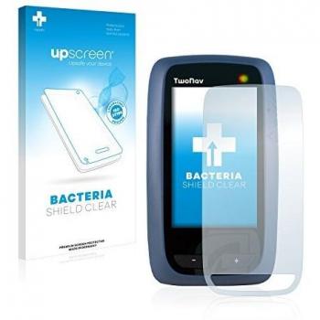 upscreen Protector Pantalla Anti-Bacterias Compatible con CompeGPS TwoNav Anima Película Protectora Antibacteriana