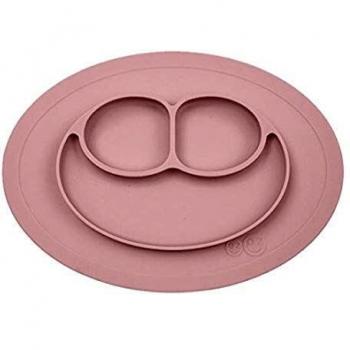 ezpz Mini Mat 12 Meses +. Plato 100% De Silicona Con Mantel Individual Incorporado Para Bebés Y Niños Pequeños.