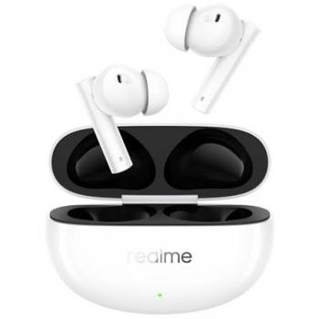 Auriculares Realme Buds Air 5, Bluetooth 5.3, 50db reducción activa de ruido, Autonomía de hasta 38 horas, IPX5