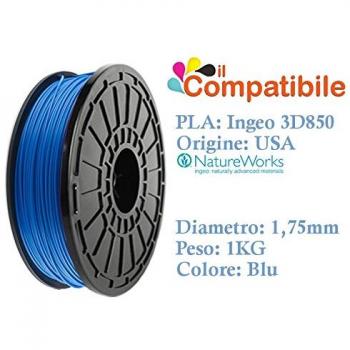 Oem Bobina de Filamento Pla 3D850 1.75mm 1Kg Azul