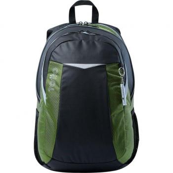 Mochila Totto Titanio 2.0 para portátil 15,4 Negra y Verde