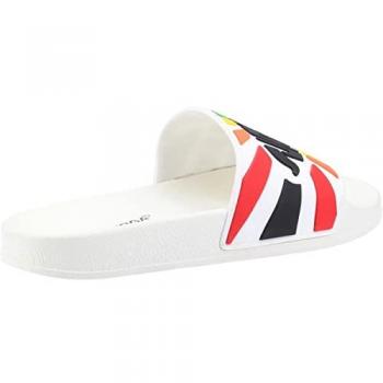 Superga Women's Multicolour Logo Slide Sandals - White - Size 5