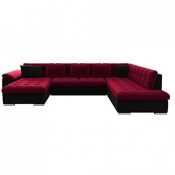Sofá rinconero Comfivo 128 con función de descanso, Kronos 07 y Kronos 02, dimensiones 348x205x76cm
