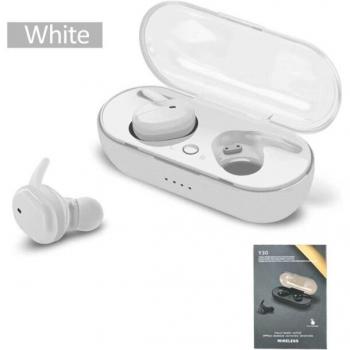 Auriculares Inalámbricos Y30 TWS Bluetooth 5.0 con Cancelación de Ruido, Sonido Estéreo 3D, Resistentes al Agua