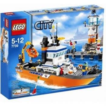LEGO Ciudad 7739 - Barco de Rescate y Torre de Vigilancia Costera