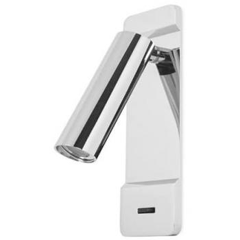 LEDS·C4 Luz De Lectura Lire Switch LED 2.2W 2700K Cromo 125Lm