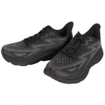Hoka Clifton 9 Women's Running Shoes - Black - Size 6 UK
