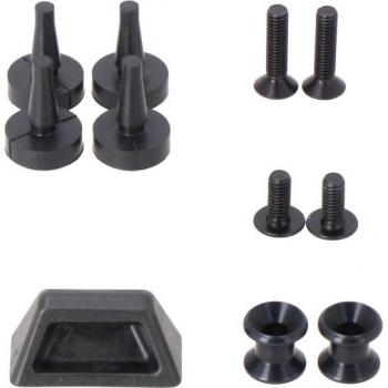 Kit de adaptadores para ADVENTURE-RACK SW-Motech Negro para montaje del DUSC en el ADVENTURE-RACK