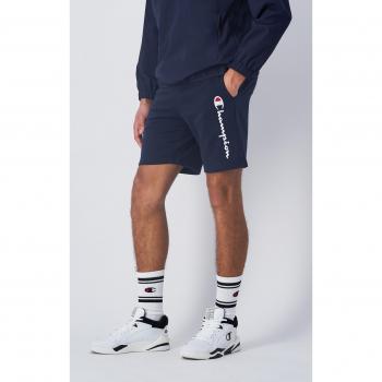 Bermuda Champion para hombre color azul marino, pantalón corto de deporte, material ligero y transpirable, diseño cómodo y ajustado, ideal para actividades al aire libre y uso diario