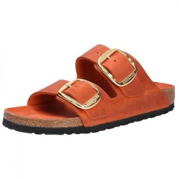Sandalias de Mujer Birkenstock Modelo Arizona Big Buckle Cuero Aceitado