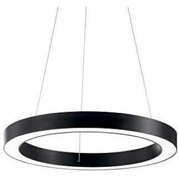 Lámpara colgante LED Oracle Aluminio Negro 1 bombilla 19,5cm