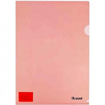 Dohe 90420 - Dossier uñero polipropileno, color Rosa, A4