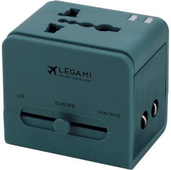 Adaptador Universal de Viaje Legami Azul Petróleo