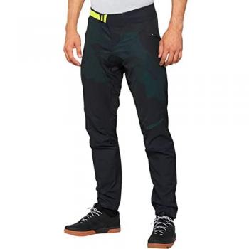 Pantalones de bicicleta 100% Airmatic LE Negro Verde 34
