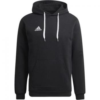 adidas Entrada 22 Sweat Hoodie, Mens black Sweatshirt, Black, L