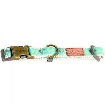Collar de Nylon Zolux Taiga Azul para Perro - Tamaño S (25-40 cm, 15 mm de ancho)