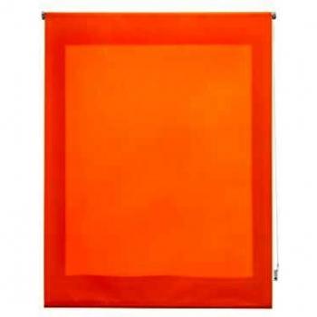 FirstlineGo Estor Enrollable traslúcido Liso Naranja 140 X 175 cm
