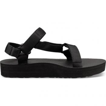 Teva Midform Universal Women's Black Flat Sandal with Velcro Closure