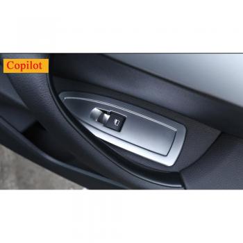 METYOUCAR ventana elevador Interruptor marco borde adhesivo ABS cromado estilo de coches Accesorios de repuesto