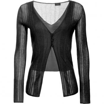 PINKO Black Cardigan Sweater for Women - Size L