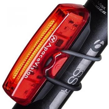 Apace Vision Luz Trasera para Bicicleta Recargable USB - Potente LED Faro Trasero Bici - Muy Luminoso y Fácil de Instalar Luces Rojas Máxima Seguridad Ciclismo