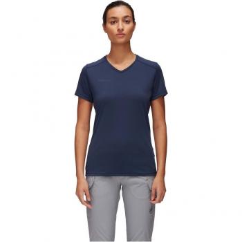 Camiseta de montaña para mujer Mammut Sertig de manga corta Peacoat XS