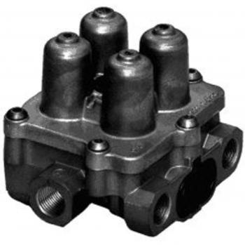 Válvula de protección multicircuito WABCO 9347141230 - Válvula de seguridad de varios circuitos, diseñada para sistemas de frenos en vehículos pesados, fabricada por WABCO, modelo 934714123