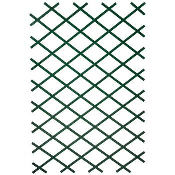 Enrejado de jardín de PVC verde 2 unidades 100x200 cm