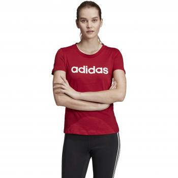 adidas W E Lin Slim T Camiseta, Mujer, maract/Blanco, 2XL