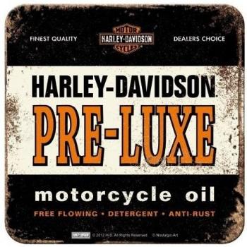 Nostalgic-Art - Harley-Davidson PRE-LUXE ---etal posavasos - 9 x 9 cm
