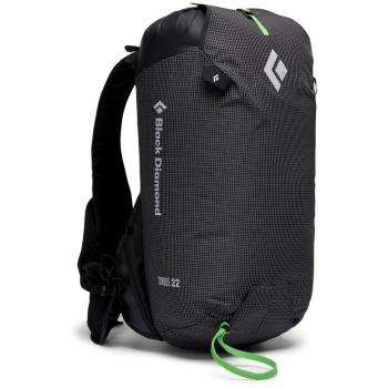 Black Diamond Cirque 22 Mochila de Esquí Negro, capacidad de 22 litros, diseño ligero y compacto, sistema de transporte para esquís y snowboard, múltiples compartimentos organizativos, material resistente al agua, correas ajustables para un