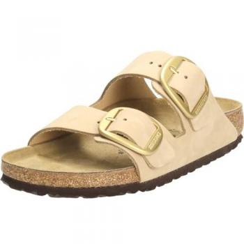 Birkenstock Arizona Big Buckle Beige Sandals for Women, Size 37 EU / 7 US
