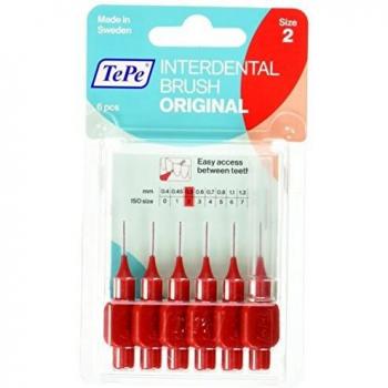 TePe Interdental Brushes Red 0.5mm - Pack of 6