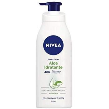 Crema Corporal Hidratante Nivea Aloe Vera 500 ml para Piel Normal o Seca