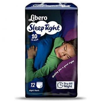 Libero Sleep Tight Night Protection Diapers Size 10 (35-60 kg) - 12 Pack