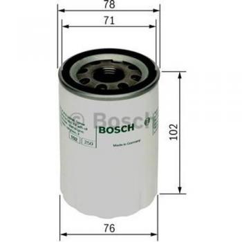 Bosch P7027 - Filtro de aceite para vehículos