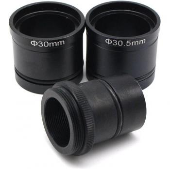 Adaptador C-Mount a 23.2mm, 30mm y 30.5mm para Microscopio con Conexión a Cámara CCD USB