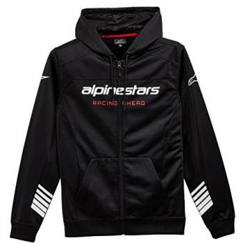 Alpinestars Polar Sessions LXE Sudadera con cremallera para Hombre y Mujer - Negro, Estilo Deportivo, Comfort Regular Fit