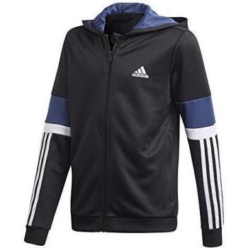 adidas Yb TR Eq FZ HD Sudadera, Niños, Negro/indtec/Blanco, 128