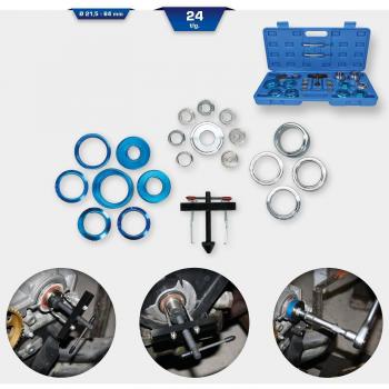 Brilliant Tools BT542030 Juego de montaje y desmontaje de retenes radiales, 24 piezas