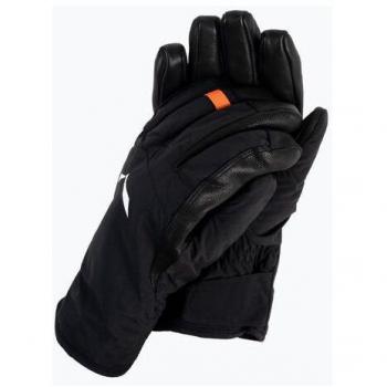 Guantes Salewa Ortles Ptx/twr Negro - Guantes de invierno, impermeables, transpirables, con tecnología Powertex, diseño ergonómico, tamaño S