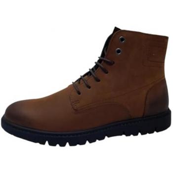 Botas Geox Ghiacciaio Hombre Marrón Oscuro, Botas de Tobillo, Café, Talla 45 EU